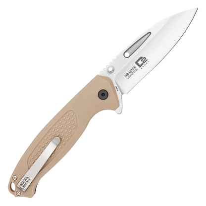 Buckshot Knives - 8.25" D2 Desert Textured | Ball Bearing Pocket Knife
