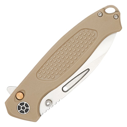 Buckshot Knives - 8.25" D2 Desert Textured | Ball Bearing Pocket Knife