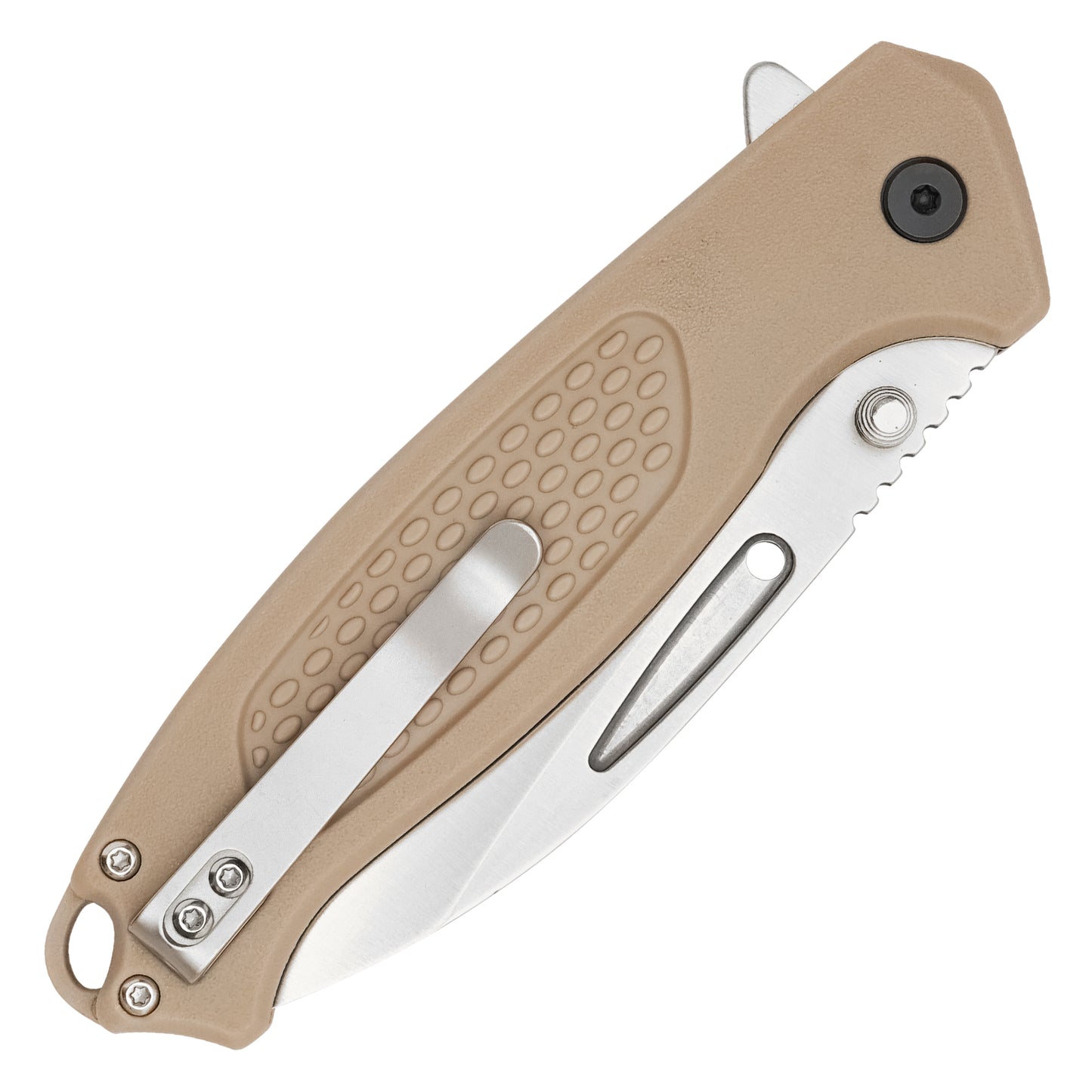 Buckshot Knives - 8.25" D2 Desert Textured | Ball Bearing Pocket Knife