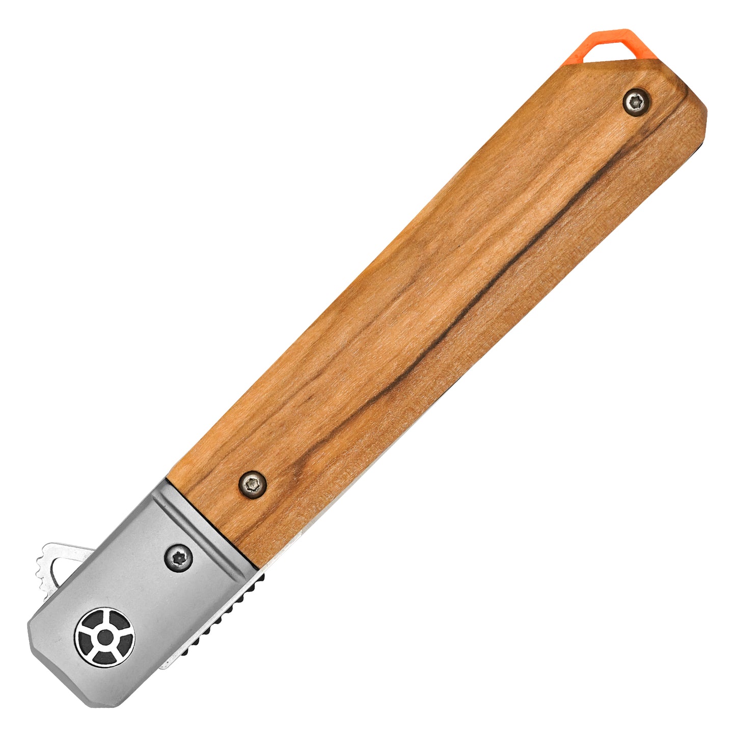 Buckshot Knives - 8.5" D2 Natural Wood | Ball Bearing Pocket Knife