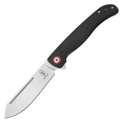 Buckshot Knives - 8.25" Black Textured D2 Steel | Ball Bearing Pocket Knife