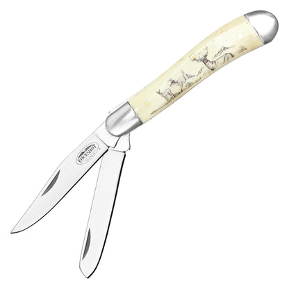 Buckshot Classic  - 7" 2-Blade Wild Deer Trapper Knife