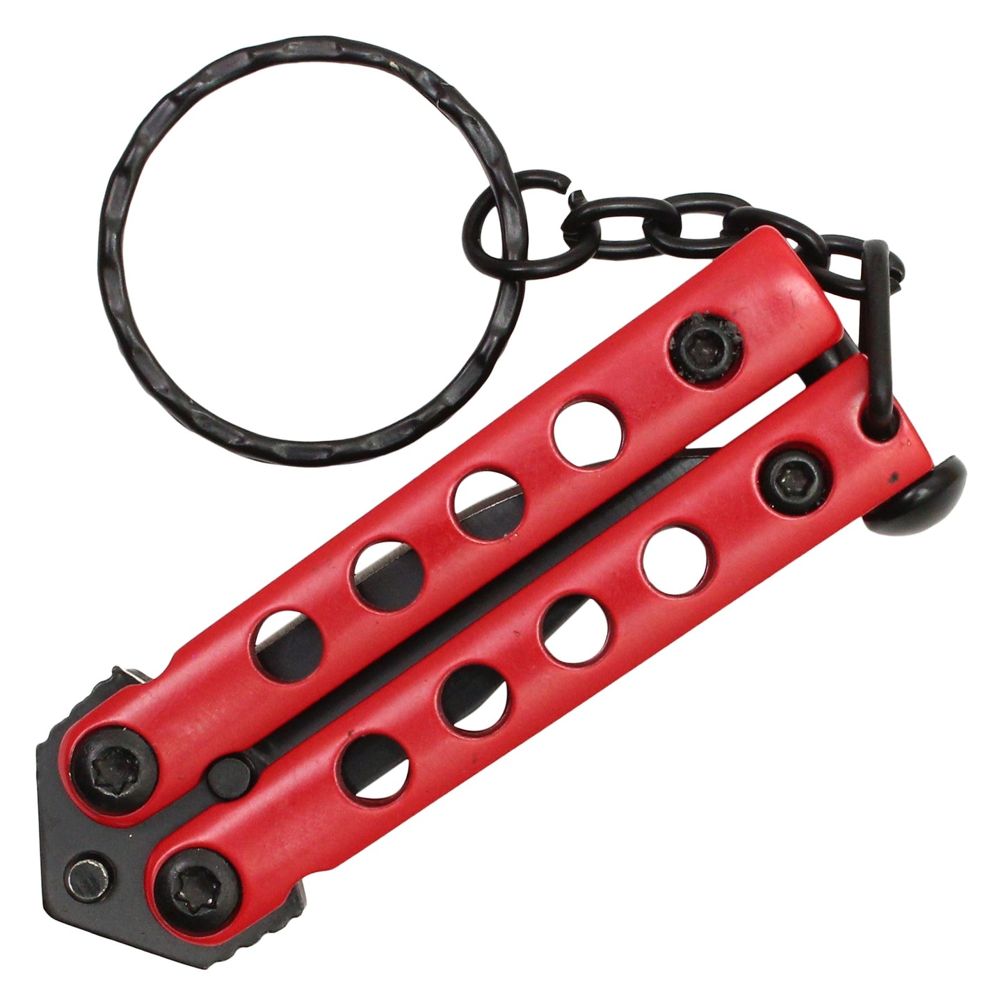 3.5" Micro Red Butterfly Knife