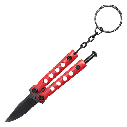 3.5" Micro Red Butterfly Knife