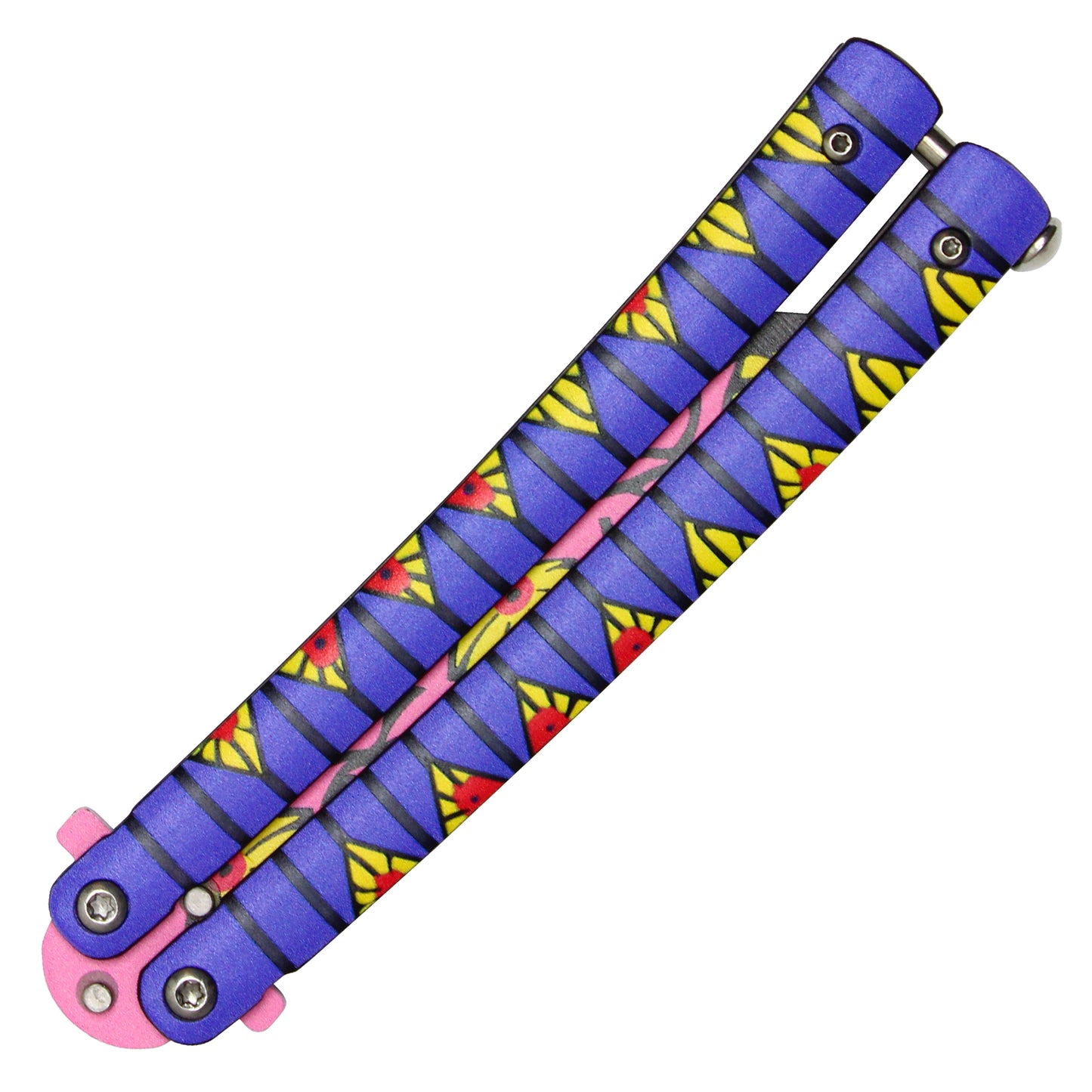 Demon Slayer - 8.75" Kokushibo's Flesh Katana | Balisong Butterfly Trainer Knife