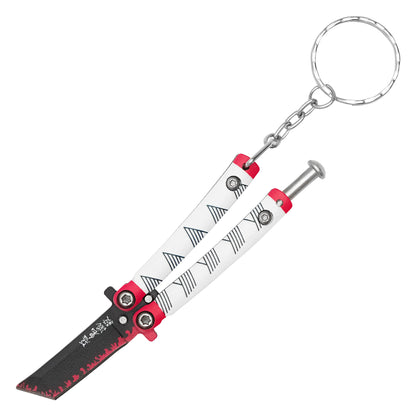 Demon Slayer - Rengoku  | Collectible Butterfly Knife Keychain