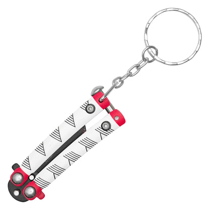 Demon Slayer - Rengoku  | Collectible Butterfly Knife Keychain