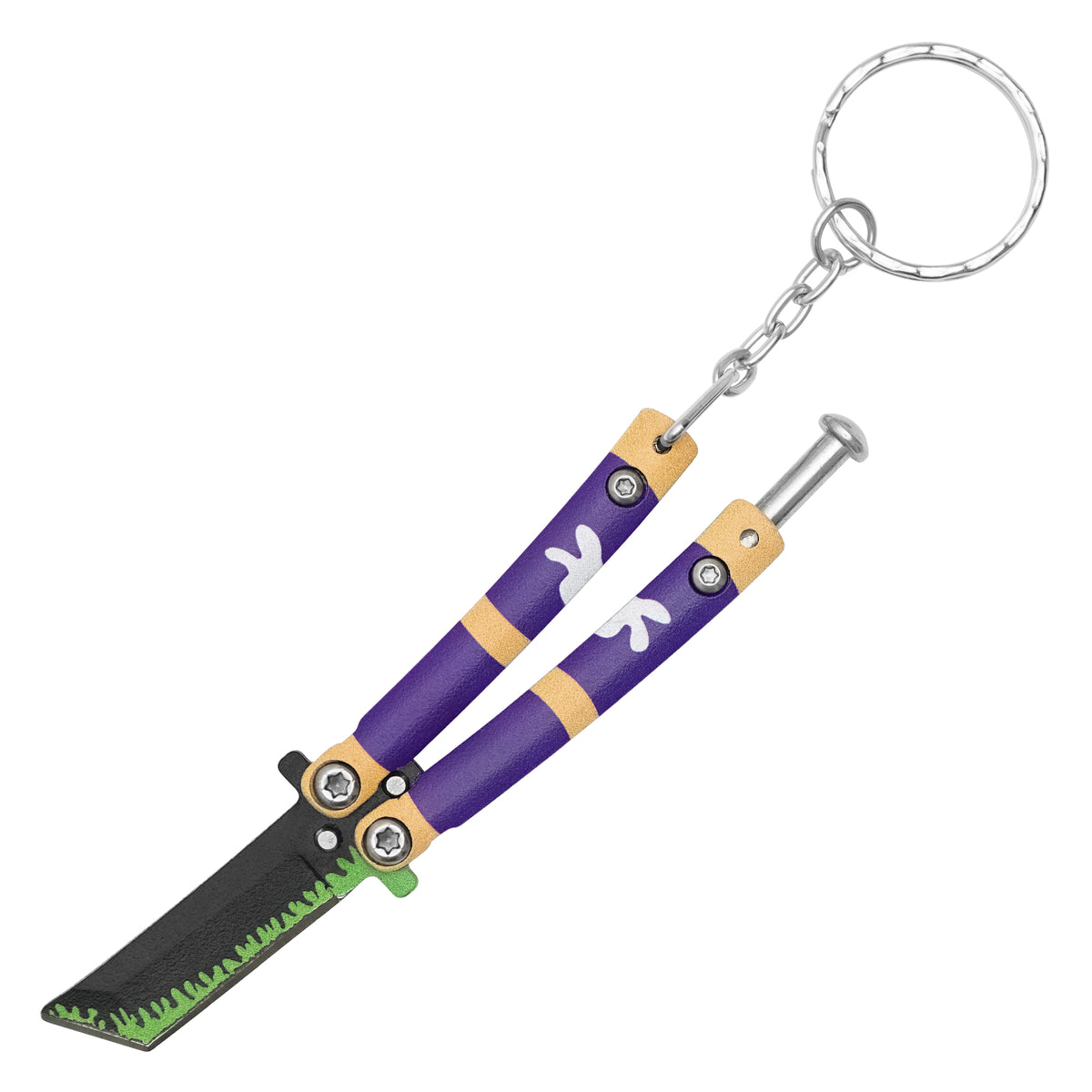 Demon Slayer - Enma | Collectible Butterfly Knife Keychain