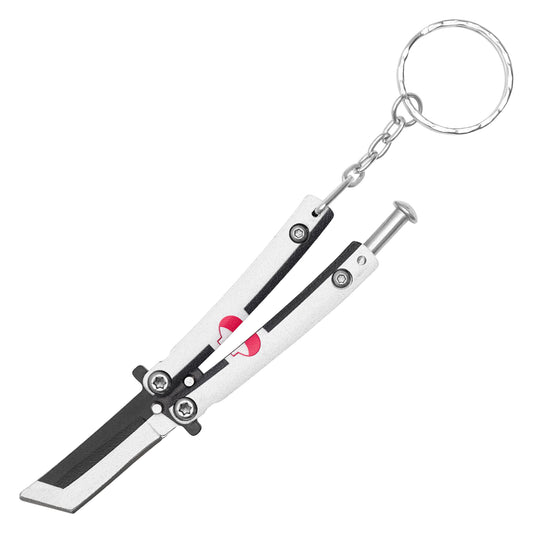 Naruto - White Kusanagi | Collectible Butterfly Knife Keychain