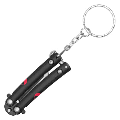 Naruto - Black Kusanagi  | Collectible Butterfly Knife Keychain