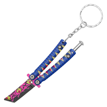 Demon Slayer - Kokushibo | Collectible Butterfly Knife Keychain