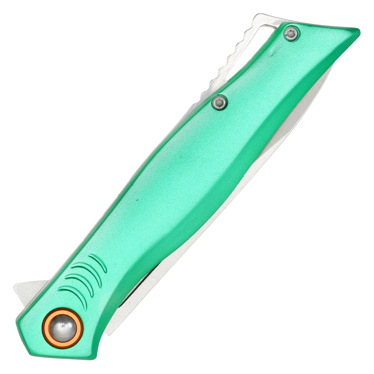 Buckshot - 8" Green Gills | Spring Assisted Pocket Knife