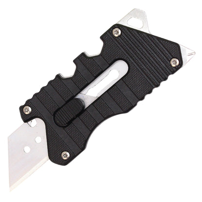 Wartech 3" Black Utility Tool Knife
