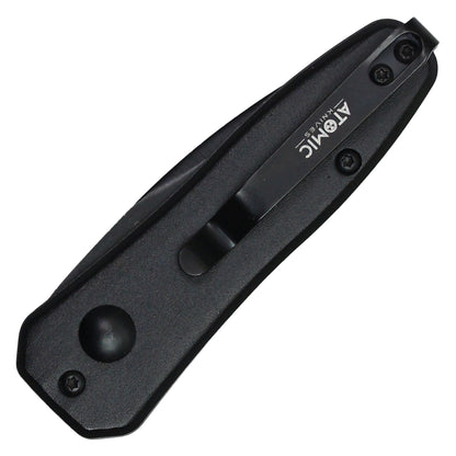 Atomic Knives - 5.25" Micro Black | Push Button Pocket Knife