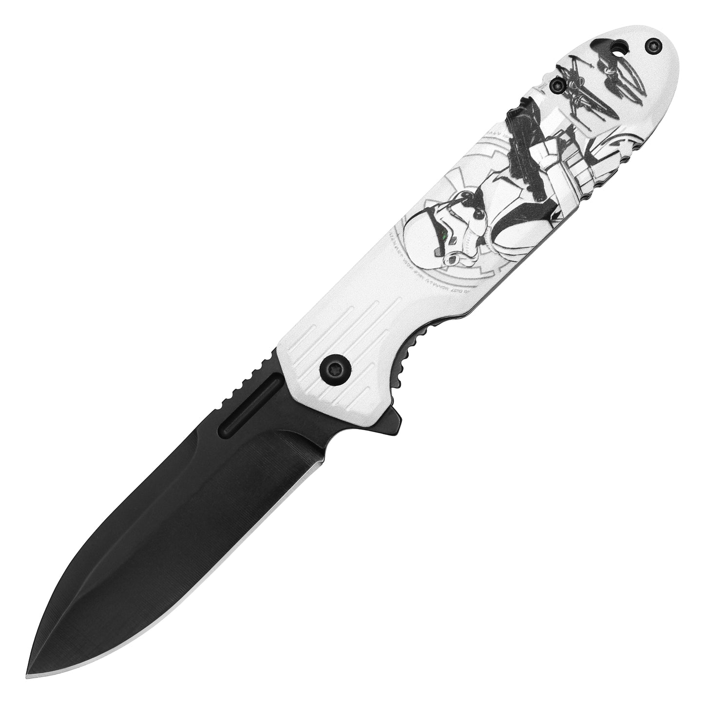 8" Star Wars - Storm Trooper | Spring Assisted Pocket Knife