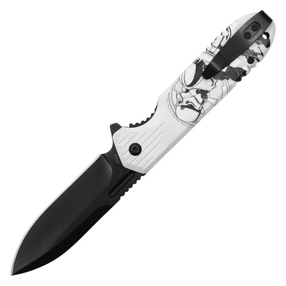 8" Star Wars - Storm Trooper | Spring Assisted Pocket Knife