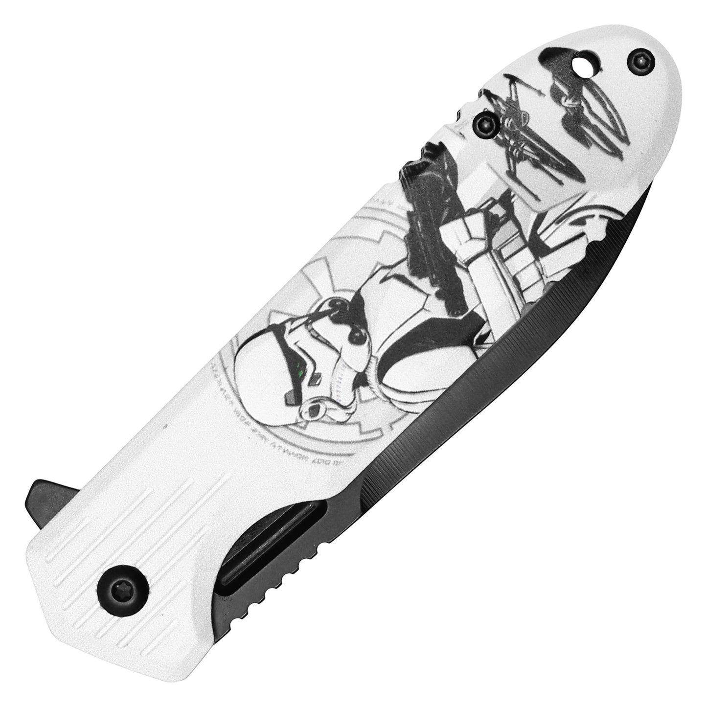 8" Star Wars - Storm Trooper | Spring Assisted Pocket Knife