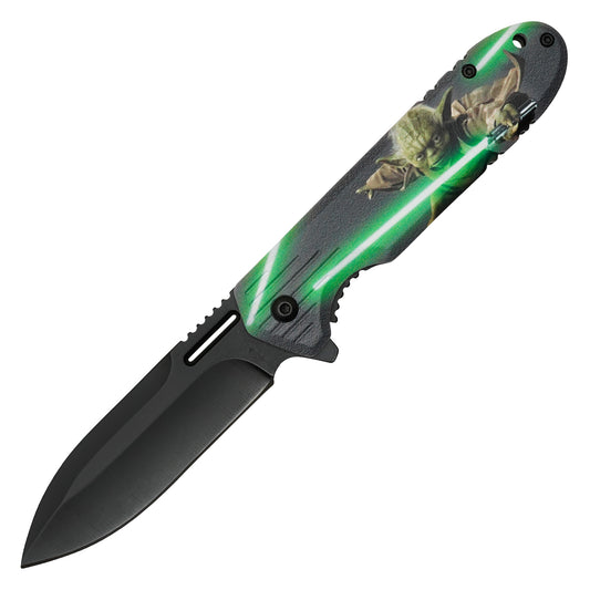 Star Wars - 8" Master Yoda | Spring Assisted Pocket Knife