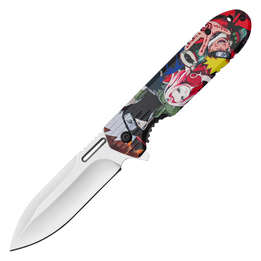 Naruto - 8" Team 7 | Spring Assisted Pocket Knife
