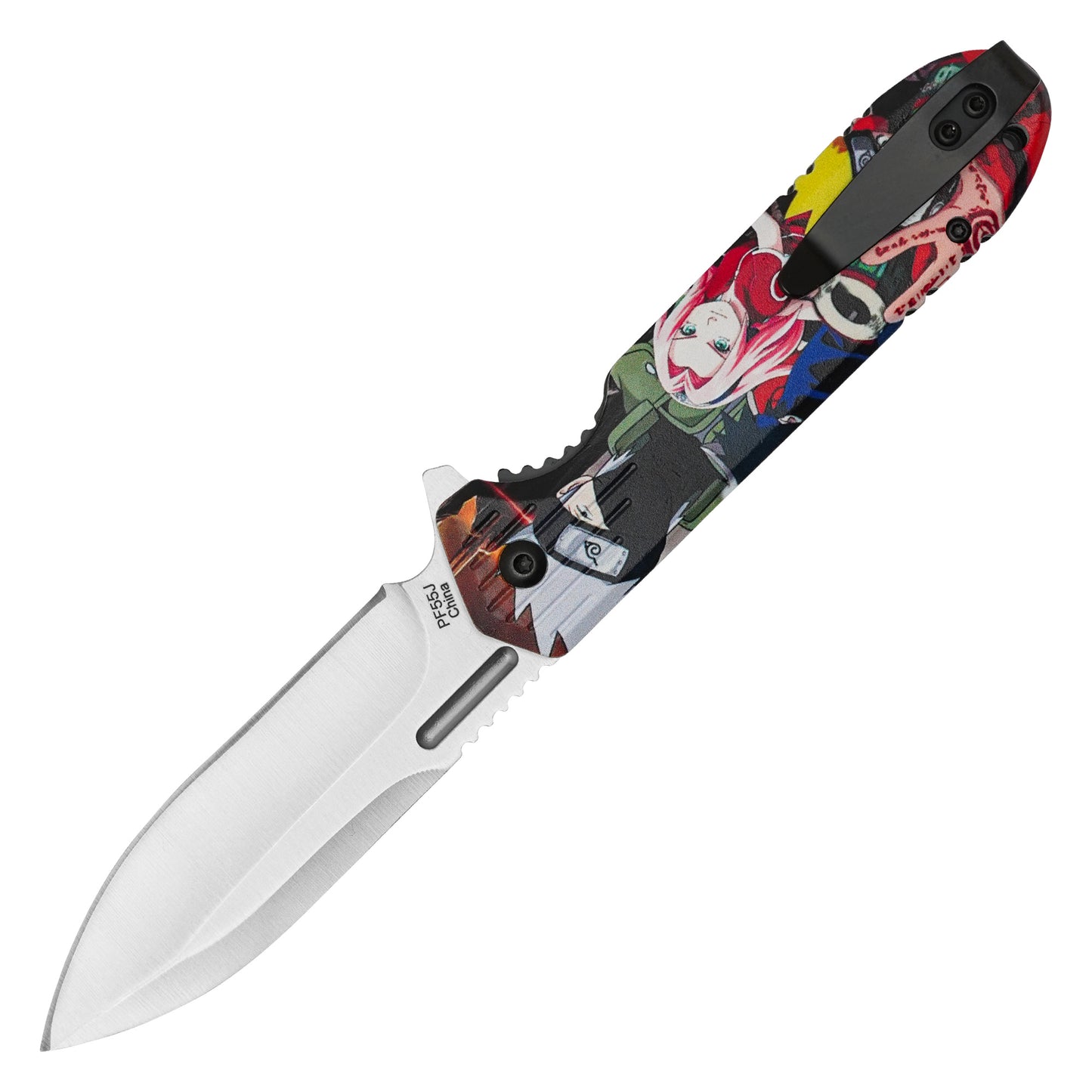 Naruto - 8" Team 7 | Spring Assisted Pocket Knife
