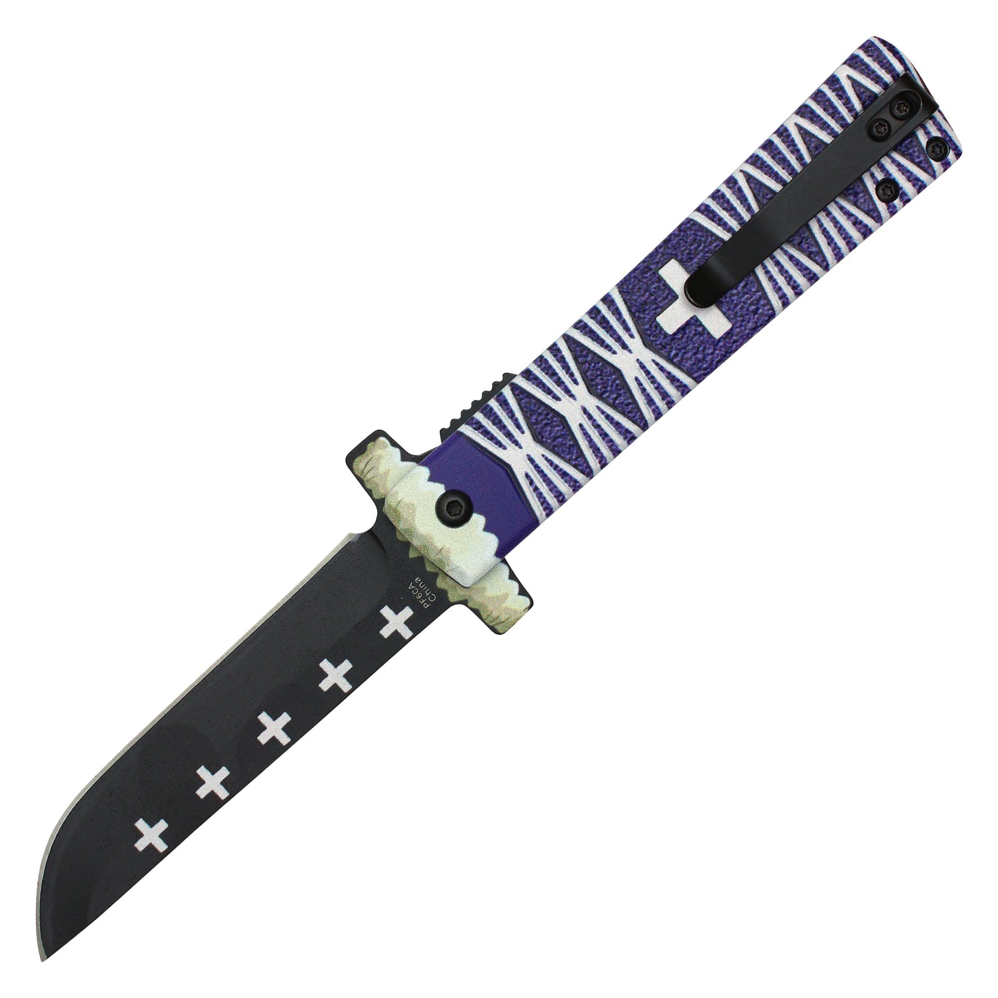 One Piece - 8" Trafalgar Law's "Kikoku" | Spring Assisted Pocket Knife