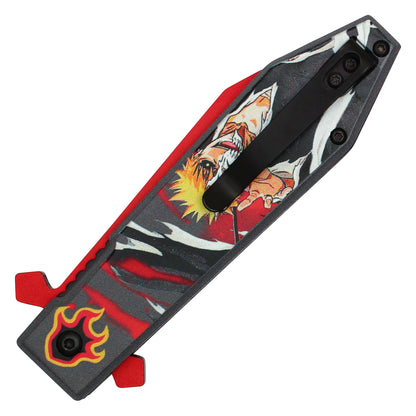Bleach - 8" Ichigo Kurosaki | Spring Assisted Pocket Knife
