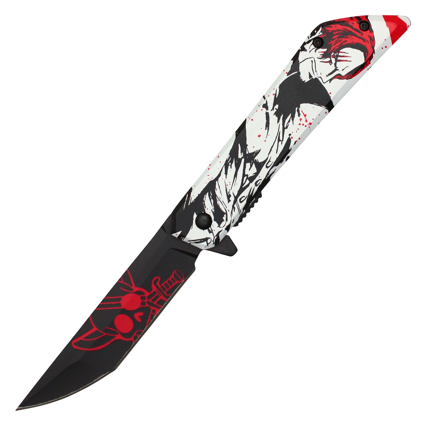 One Piece - 8" "Red-Haired" Shanks  | Spring Assisted Pocket Knife