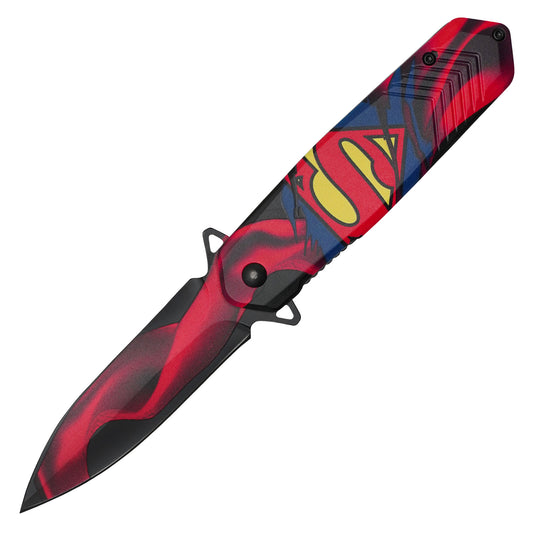 Superman - 8" Crest Edition | Spring Assisted Pocket Knife