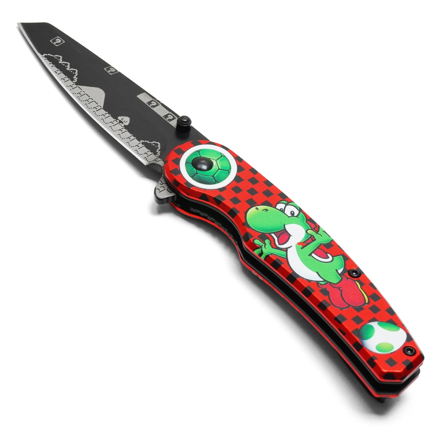 Super Mario Bros - 8" Yoshi Egg | Spring Assisted Pocket Knife