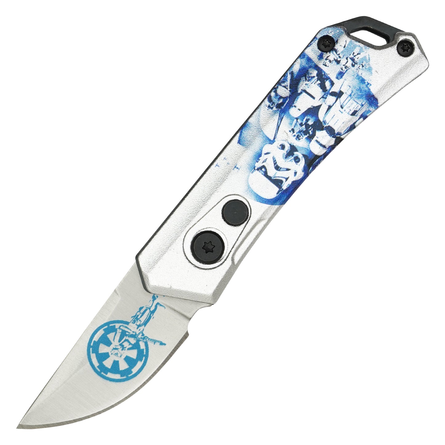 Atomic Knives - 5.25" Star Wars - Storm Trooper | Push Button Pocket Knife