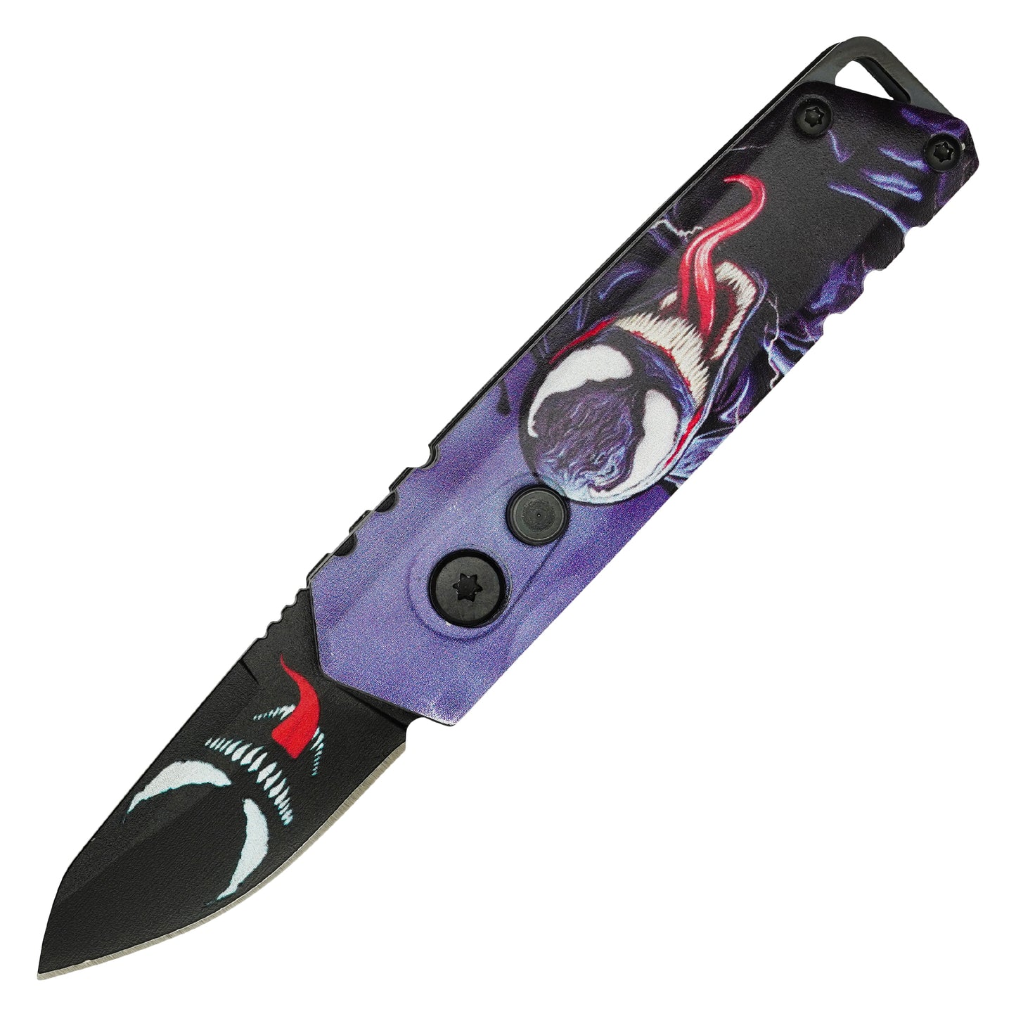 Atomic Knives - 5" Micro Venom Print | Push Button Pocket Knife