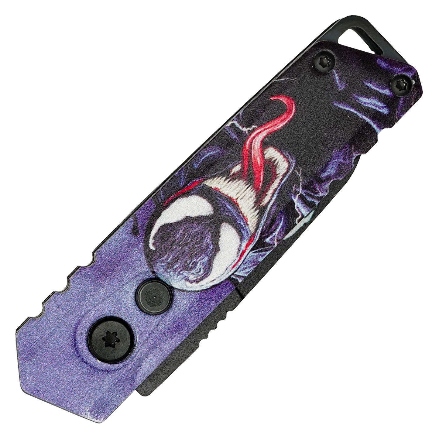 Atomic Knives - 5" Micro Venom Print | Push Button Pocket Knife