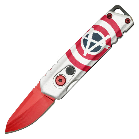 Atomic Knives - 5" Captain Anarchy | Push Button Pocket Knife