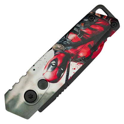 Atomic Knives - 5" Deadpool | Push Button Pocket Knife