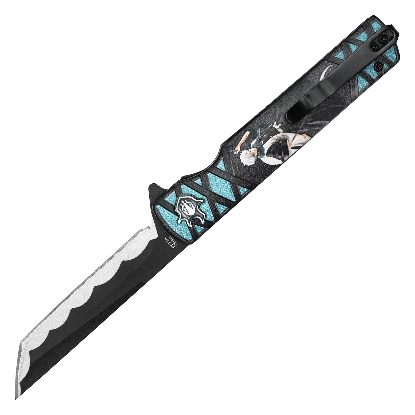 Bleach - 8” Toshiro Hitsugaya Print | Spring Assisted Pocket Knife