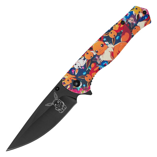 Pokémon - 8" Eevee & Evolutions | Spring Assisted Pocket Knife