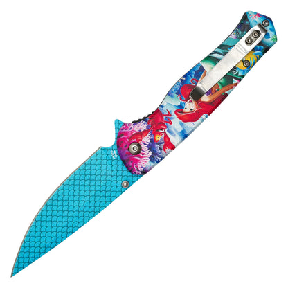 The Little Mermaid – 8" Ariel | Spring Assisted Pocket Knife