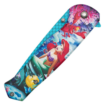 The Little Mermaid – 8" Ariel | Spring Assisted Pocket Knife