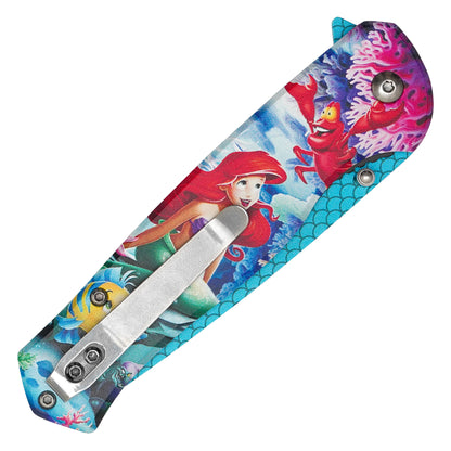 The Little Mermaid – 8" Ariel | Spring Assisted Pocket Knife