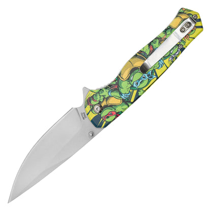 Teenage Mutant Ninja Turtles – 8" Ninja Turtles | Spring Assisted Pocket Knife