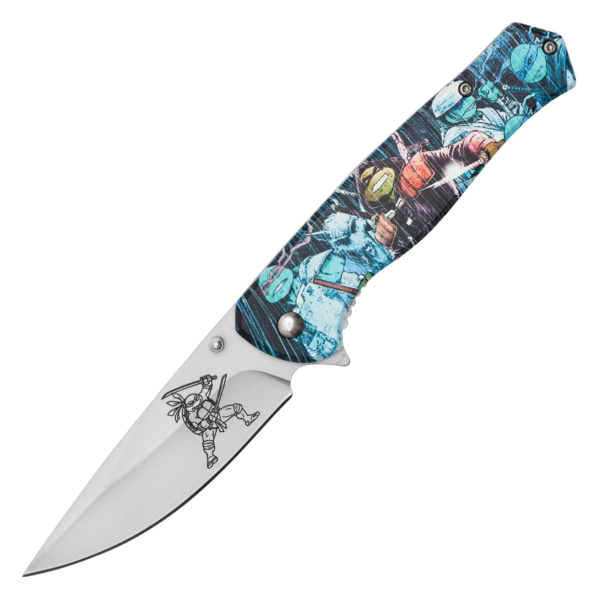 Teenage Mutant Ninja Turtles – 8" Rain NT | Spring Assisted Pocket Knife