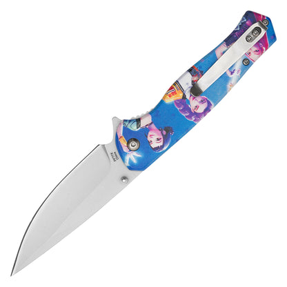 K-Pop Demon Hunters – 8" Huntrix | Spring Assisted Pocket Knife