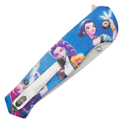 K-Pop Demon Hunters – 8" Huntrix | Spring Assisted Pocket Knife