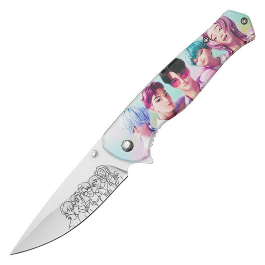 K-Pop Demon Hunters – 8" Saja Boys | Spring Assisted Pocket Knife