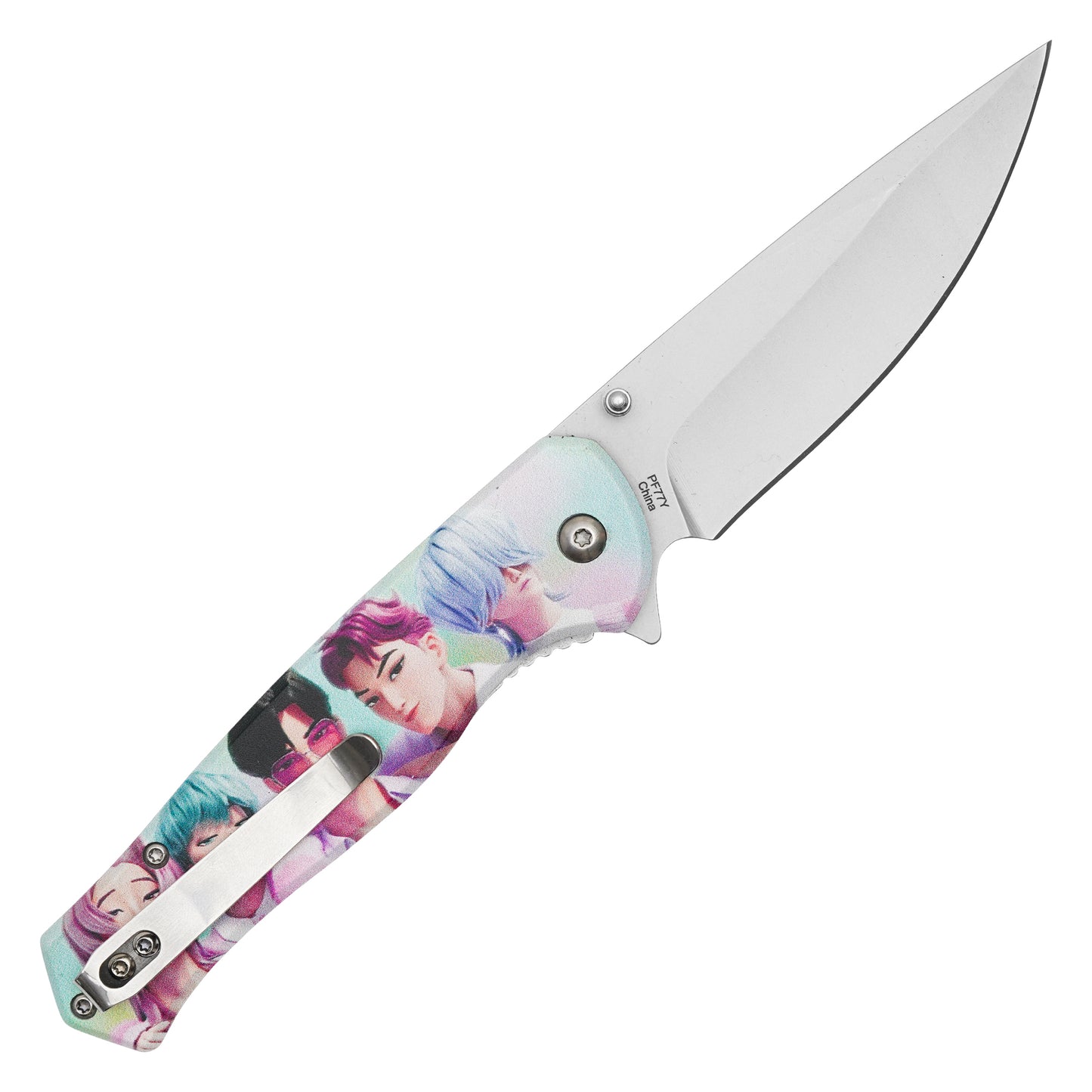 K-Pop Demon Hunters – 8" Saja Boys | Spring Assisted Pocket Knife