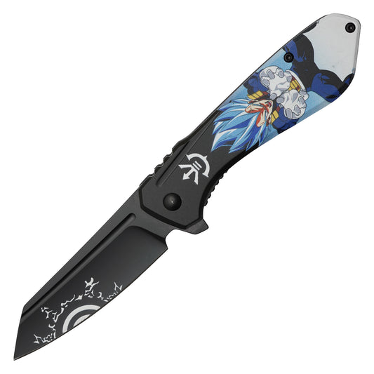 Dragon Ball Z - 7.75” Super Saiyan Vegeta | Spring Assisted Pocket Knife