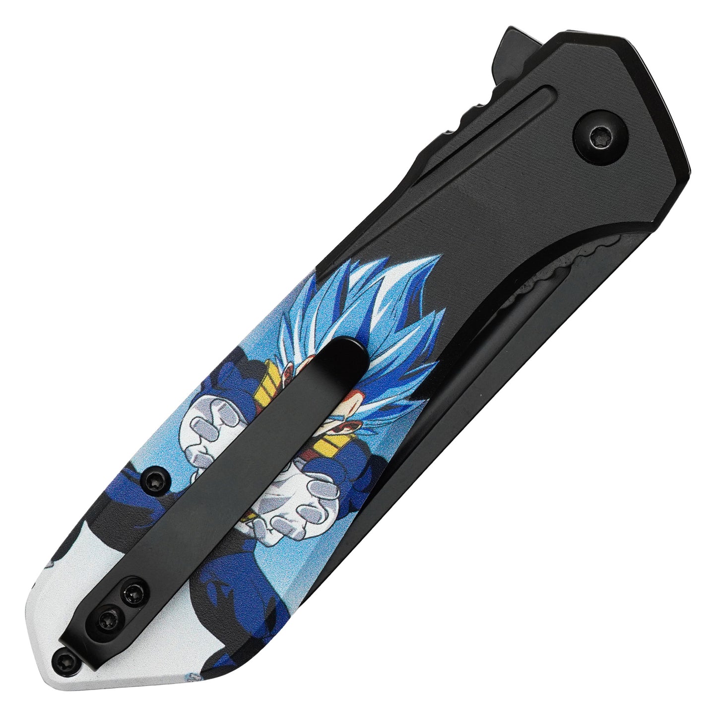 Dragon Ball Z - 7.75” Super Saiyan Vegeta | Spring Assisted Pocket Knife