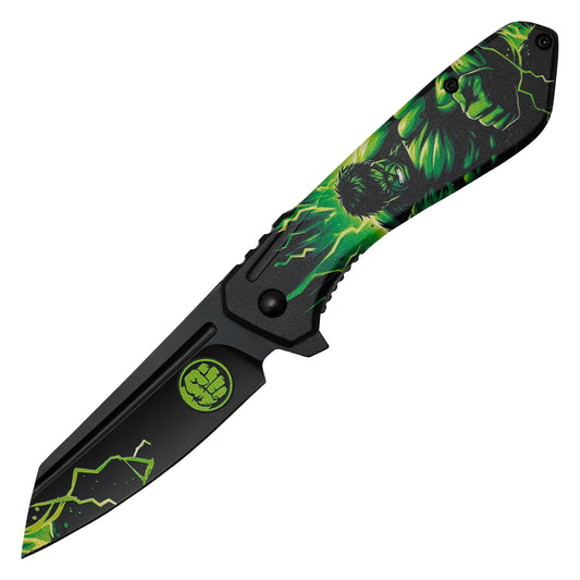 Marvel Comics - 7.25" The Hulk | Spring Assisted Pocket Knife