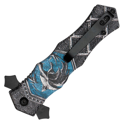 The Witcher 3 - 8.25” Wolf Pocket Dagger | Spring Assisted Pocket Knife