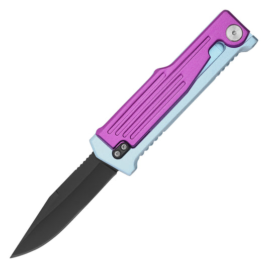 7.5" 2-Tone Purple & Blue | Gravity Pocket Knife